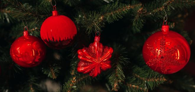 Vánoční ozdoby - kolekce Basic Red