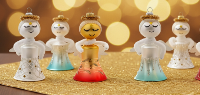 Skleněné ozdoby - Andělé