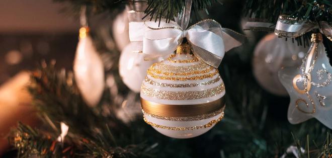 Vánoční ozdoby - kolekce Bílozlatá