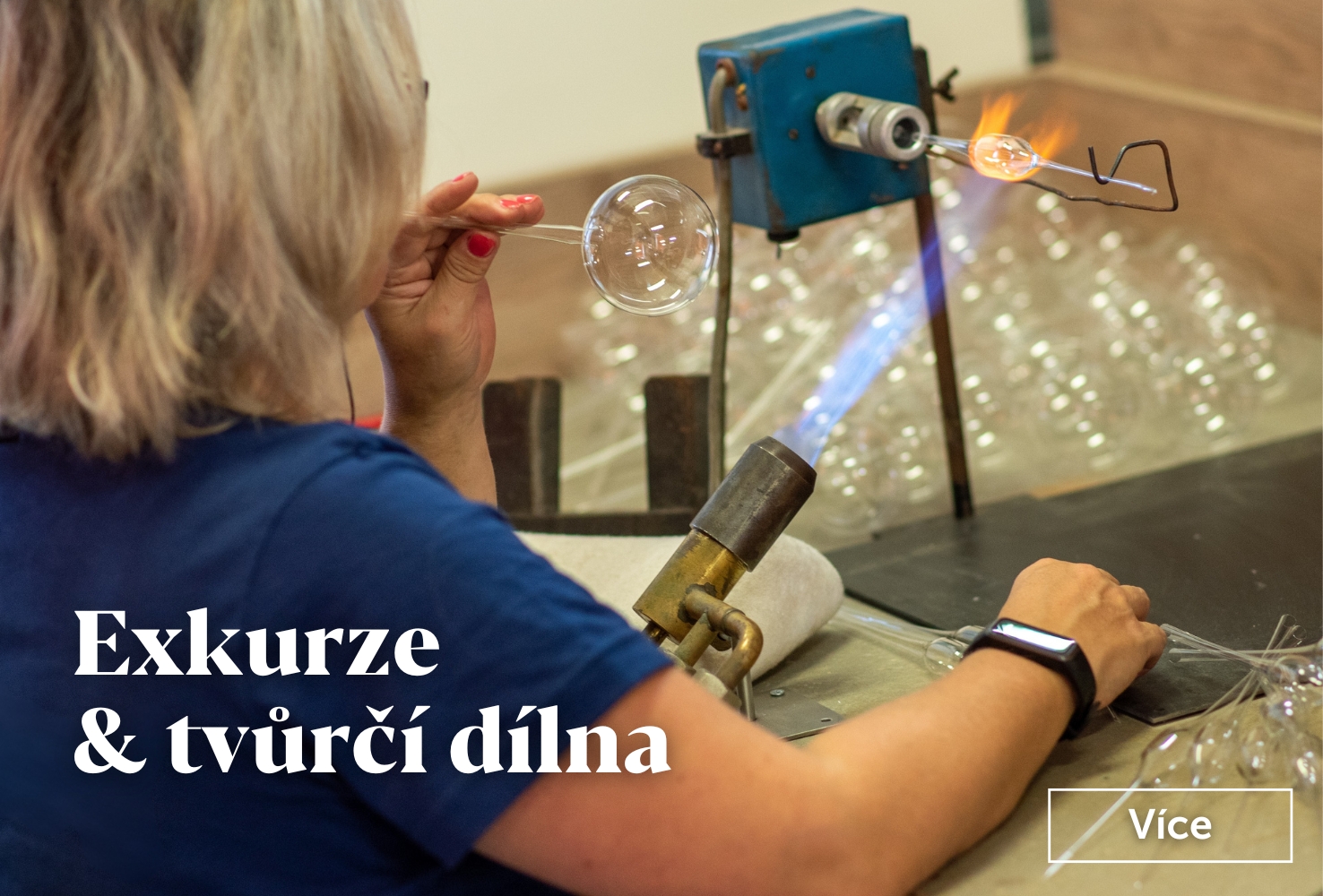 Exkurze a tvůrčí dílna Koulier - foukání ozdob