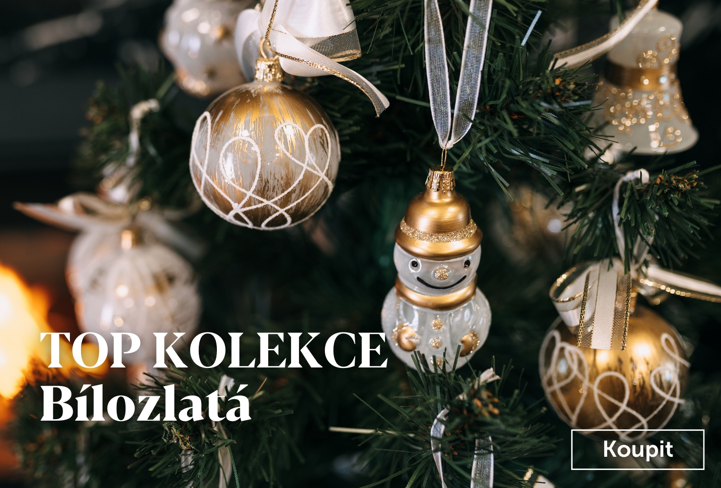 Top kolekce Koulier - Bílozlatá