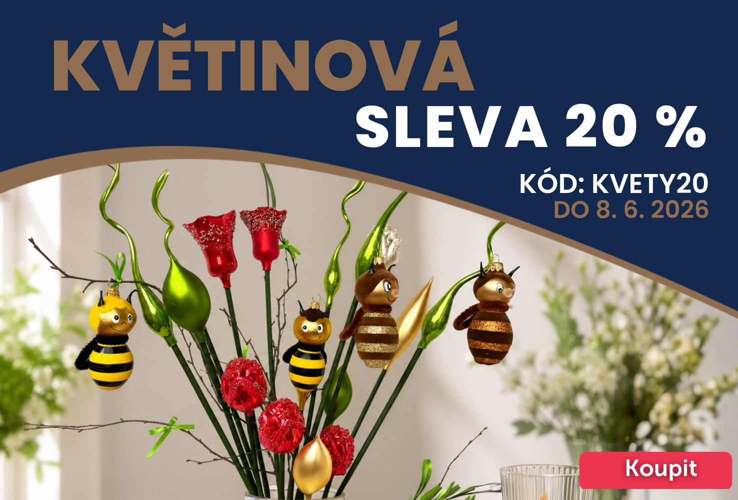 Květinová sleva 20 %