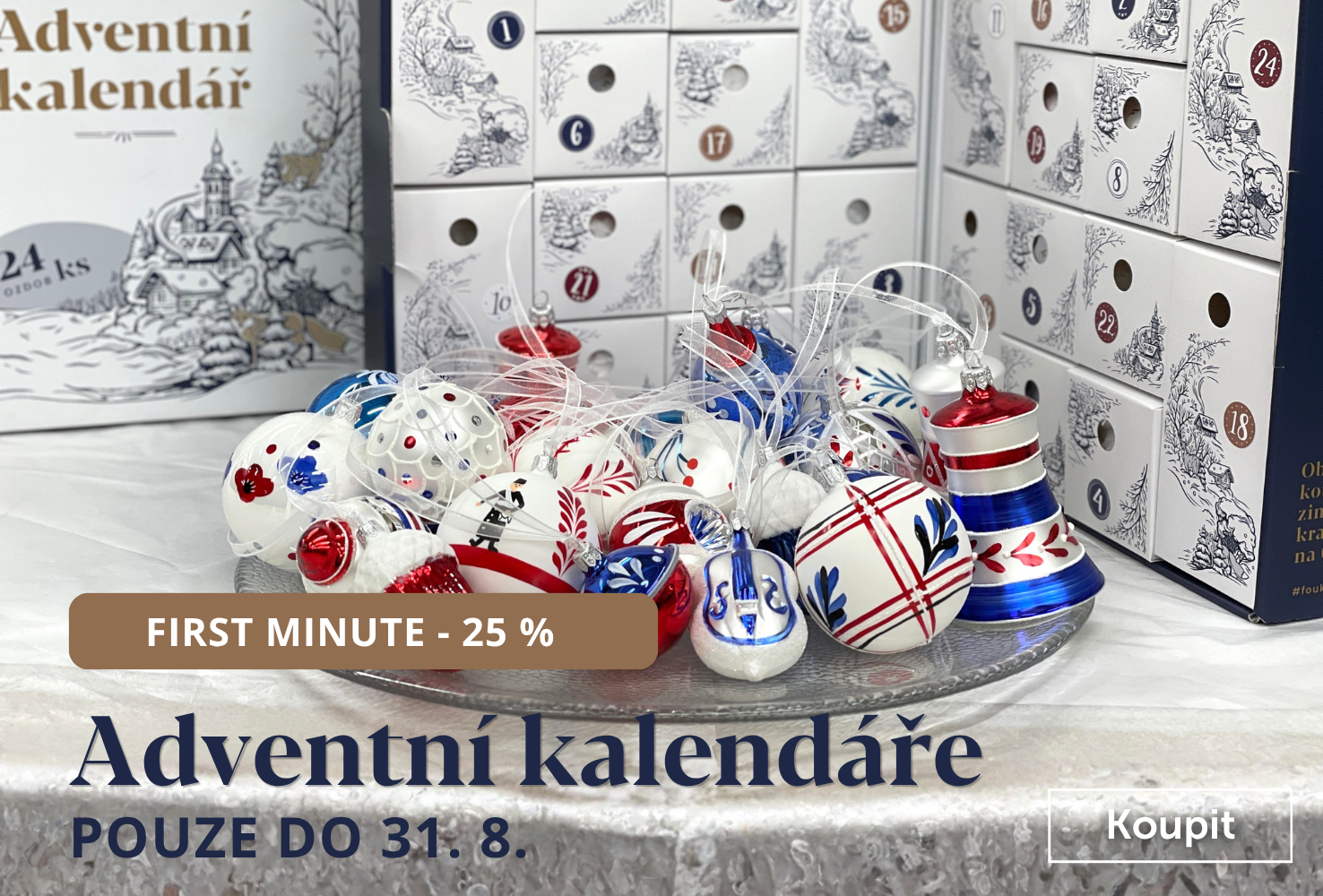 Adventní kalendáře - 25 % sleva