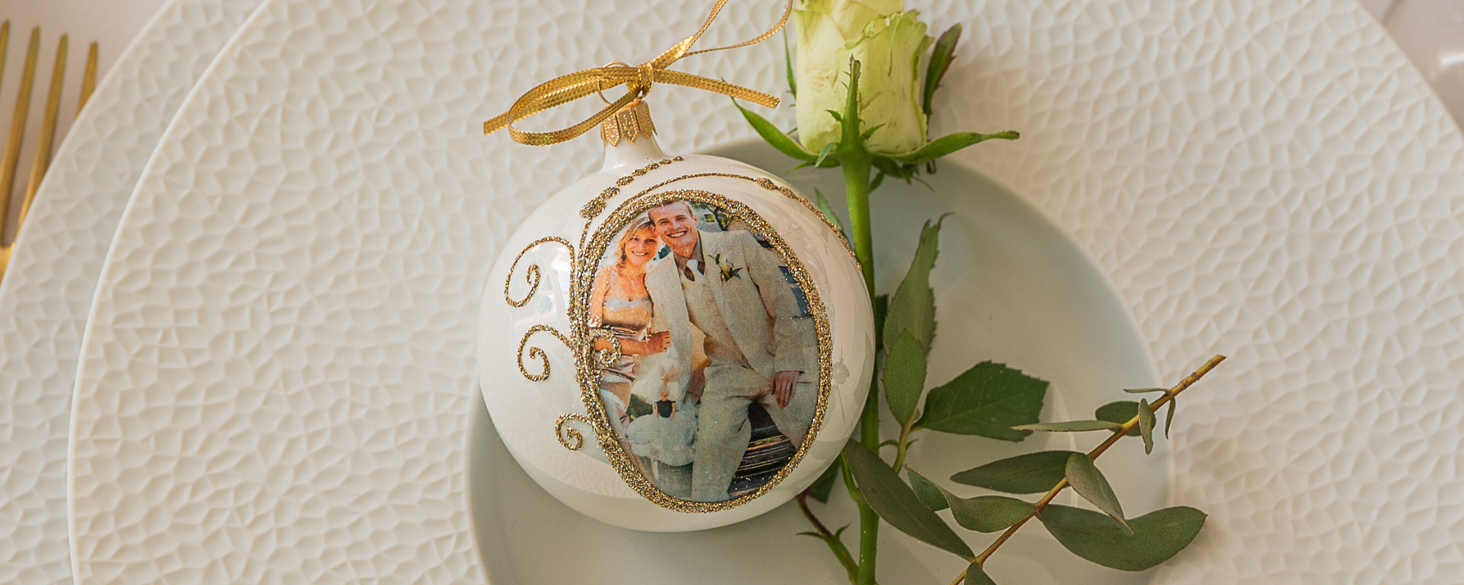 Skleněné ozdoby s fotografií