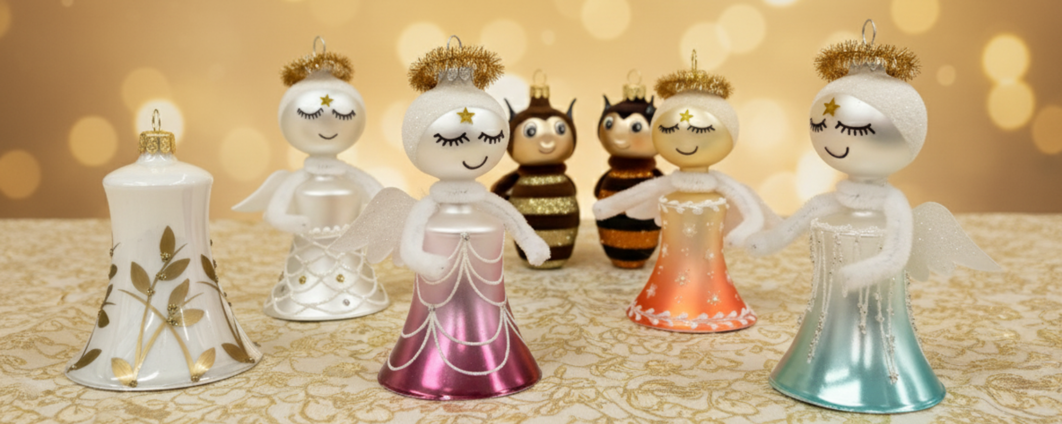 Skleněné ozdoby - Figurky a tvary