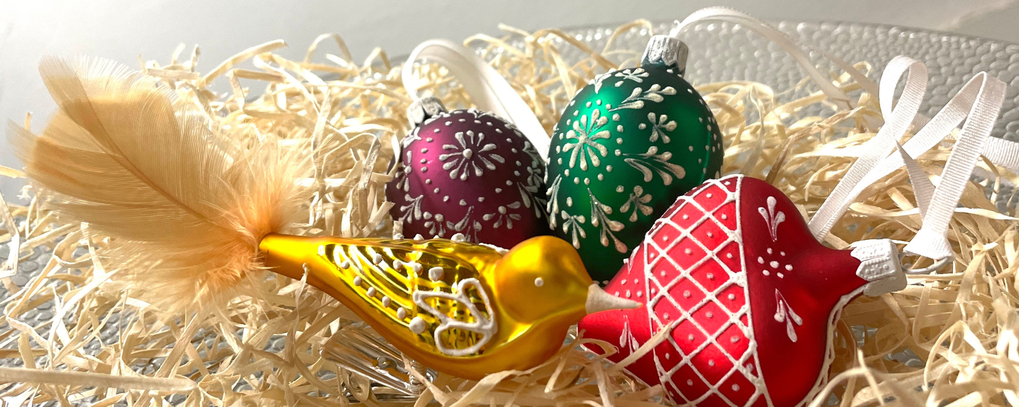 Skleněné ozdoby - jarní sady