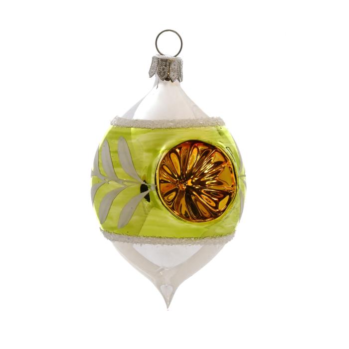 Skleněné vánoční ozdoby Retro - Olivy pícháné, 12 ks