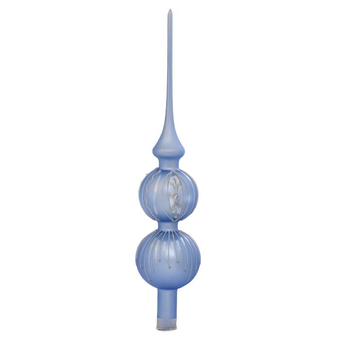 Blue špice matná s šatonem, 1 ks