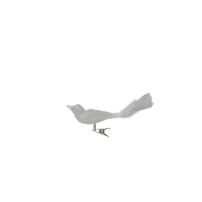 Skleněné vánoční ozdoby basic Bianco - Bianco sada, 12 ks