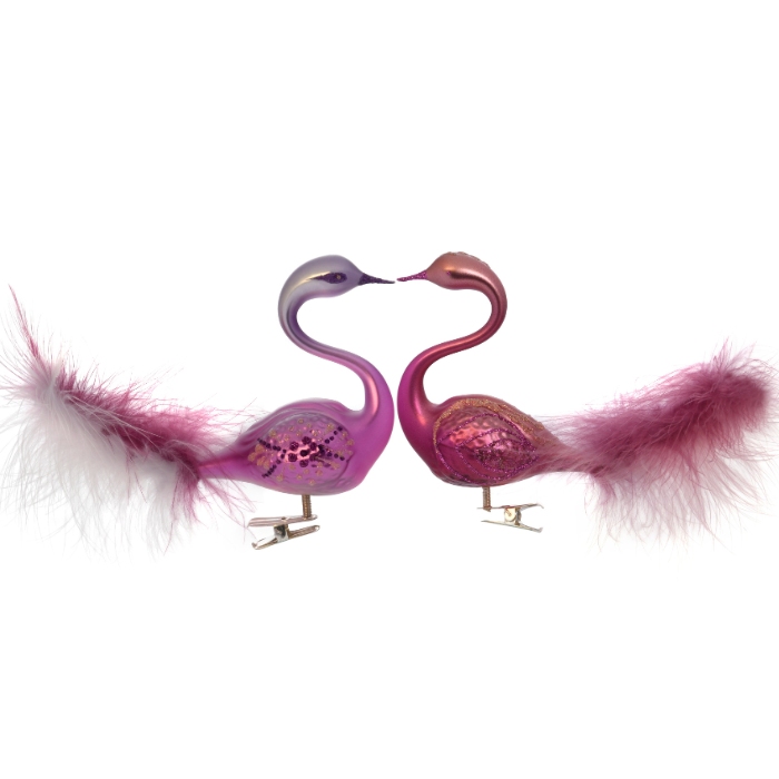 Labutí pár s jemným dekorováním