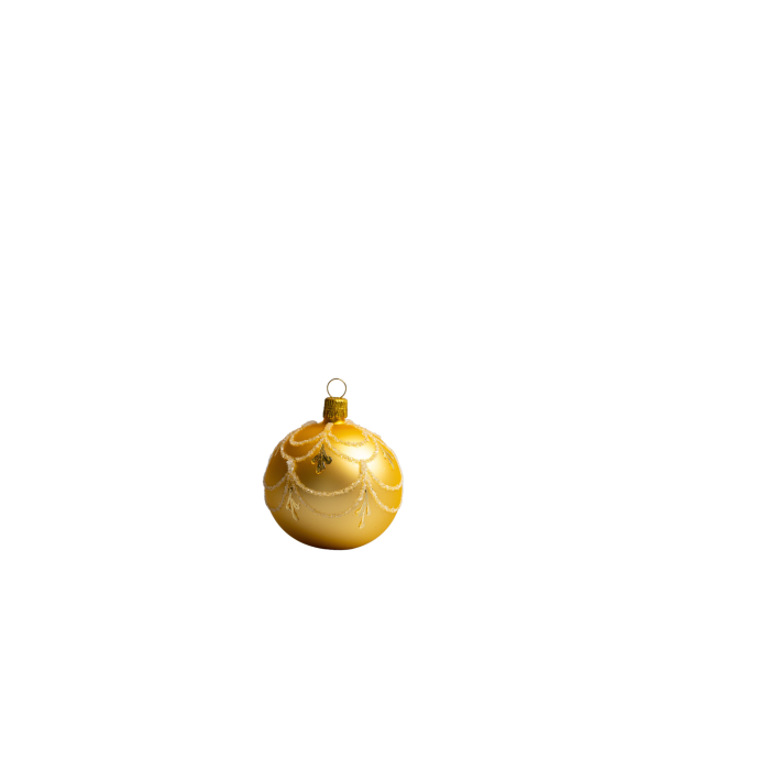 Baňka matová s obloučky